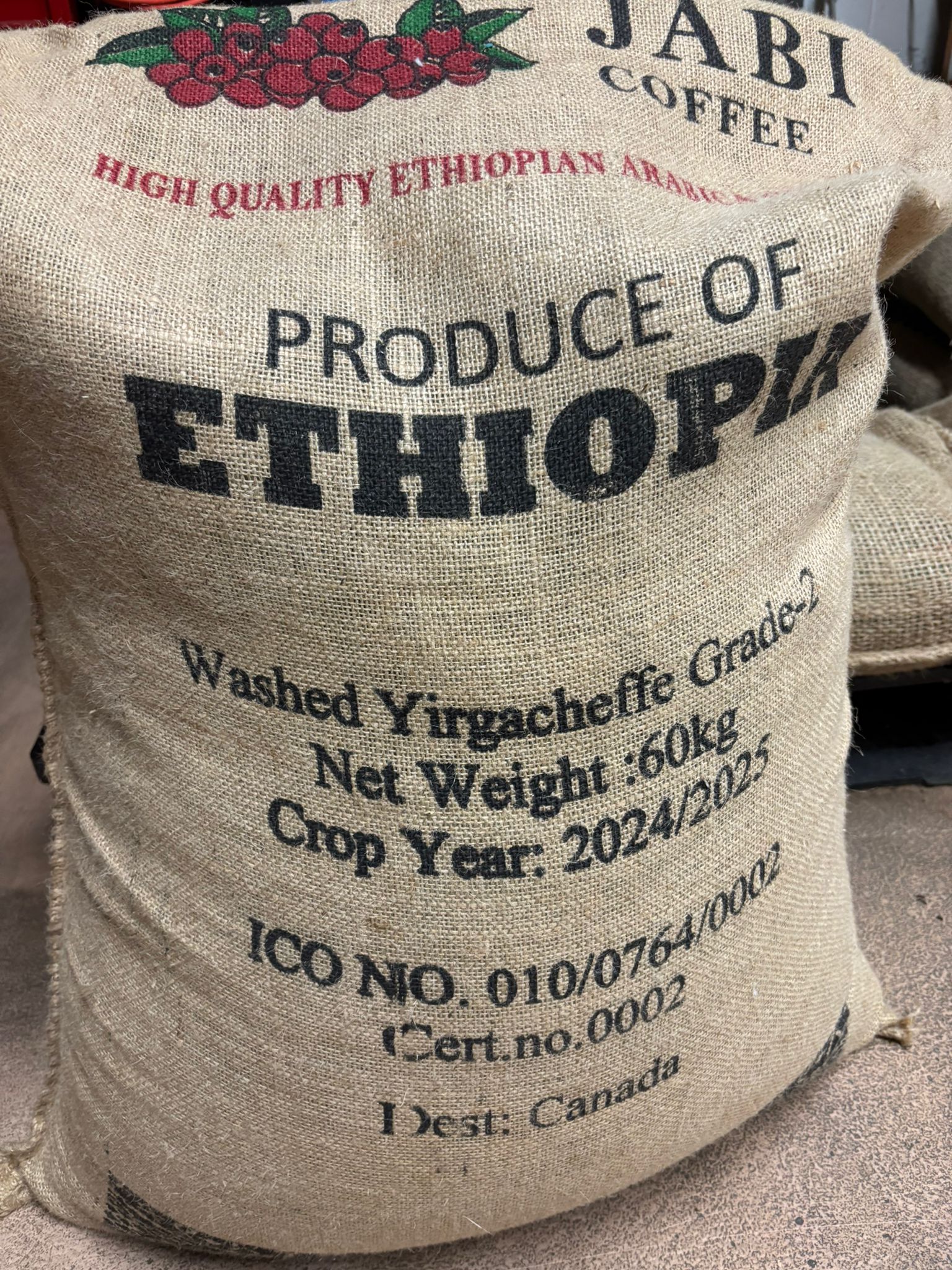 Ethiopia Washed Yirgacheffe Kochere