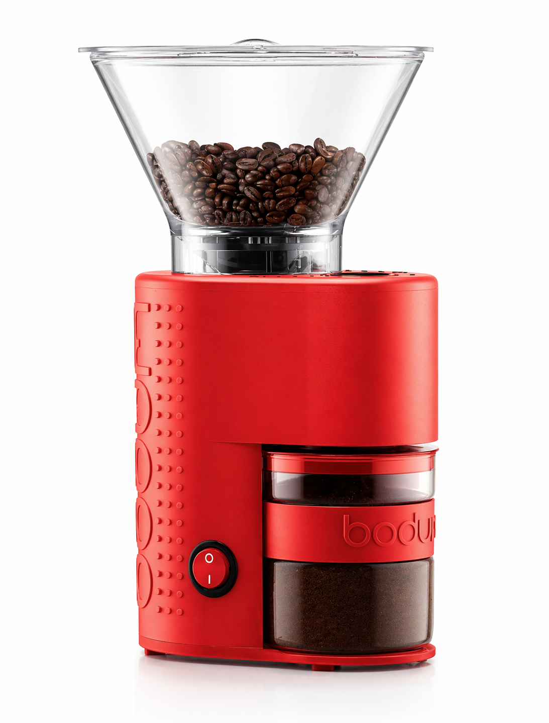 Bodum Bistro Conical Burr Grinder - Red