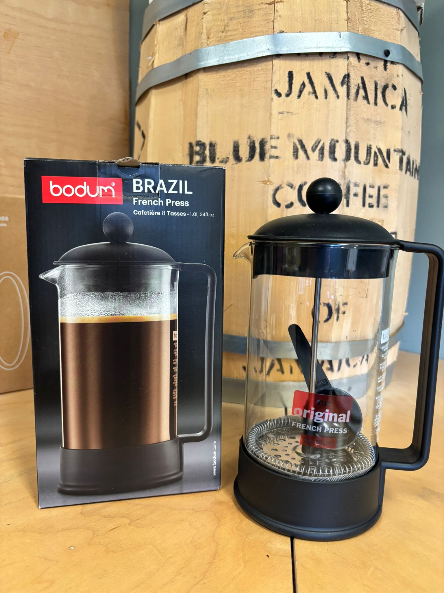 Bodum Brazil French Press - 8 cup Black