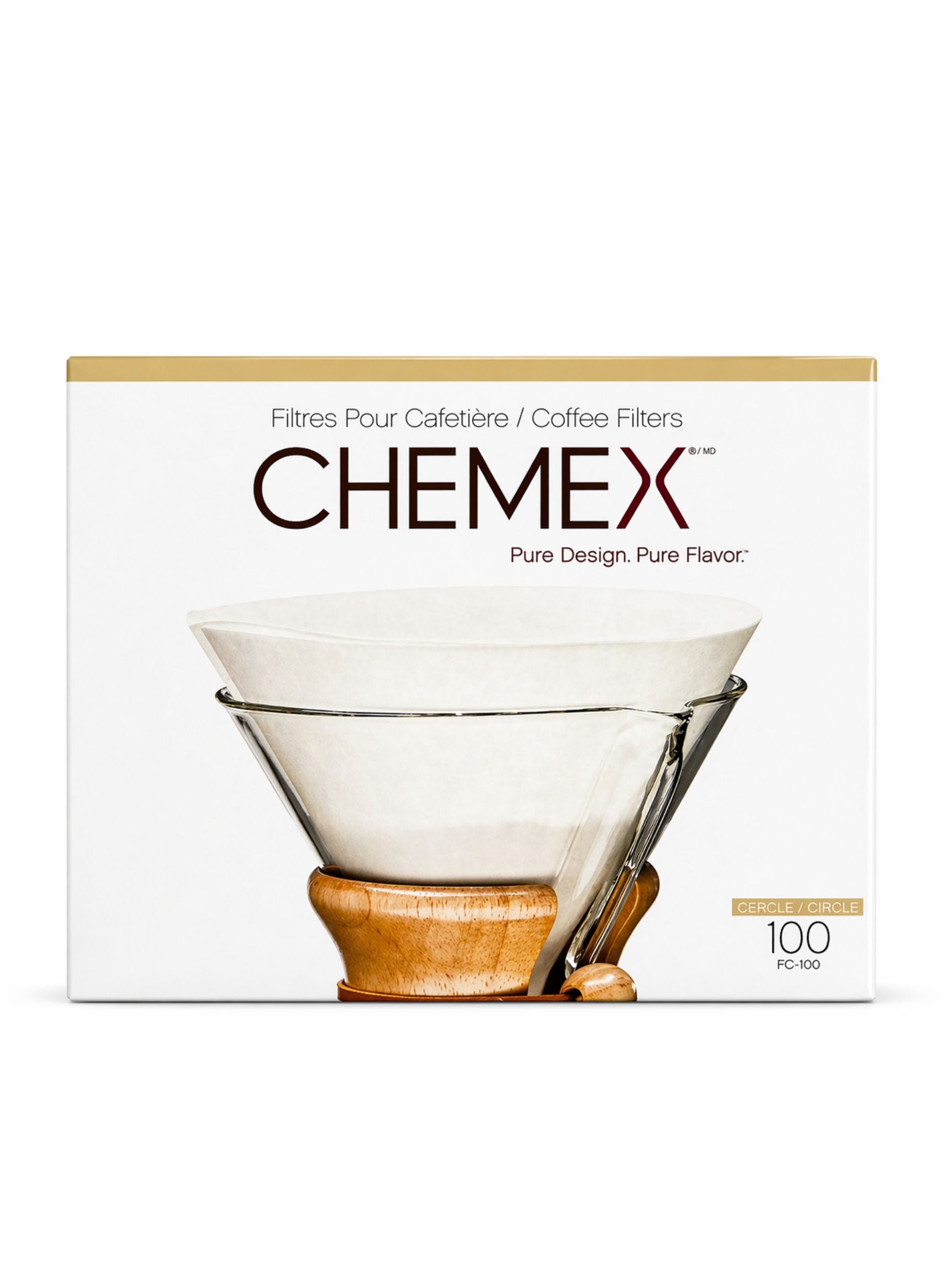 Chemex Prefolded Circle Filters 100pk