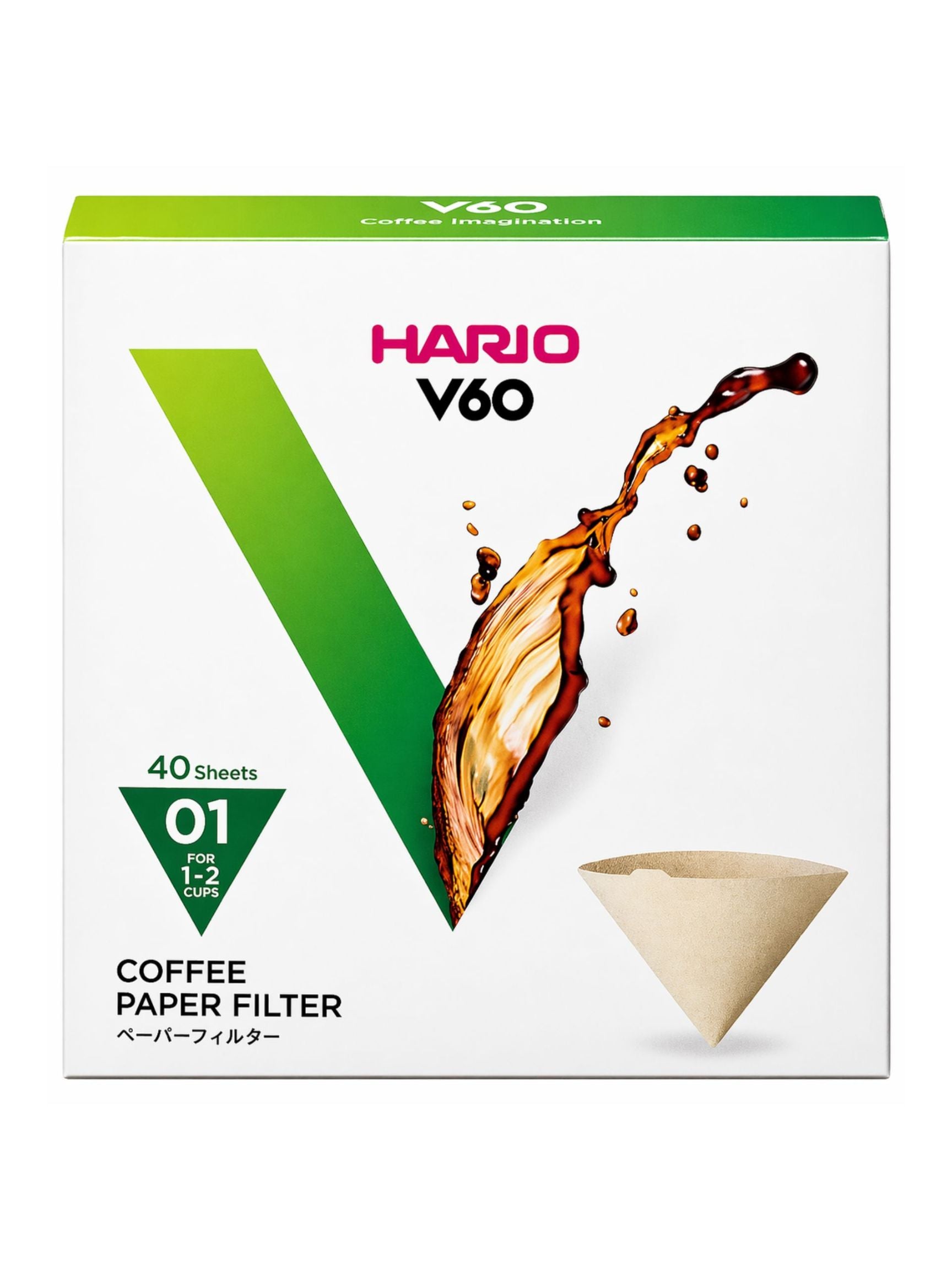 HARIO V60-02 WHITE (40 PACK)