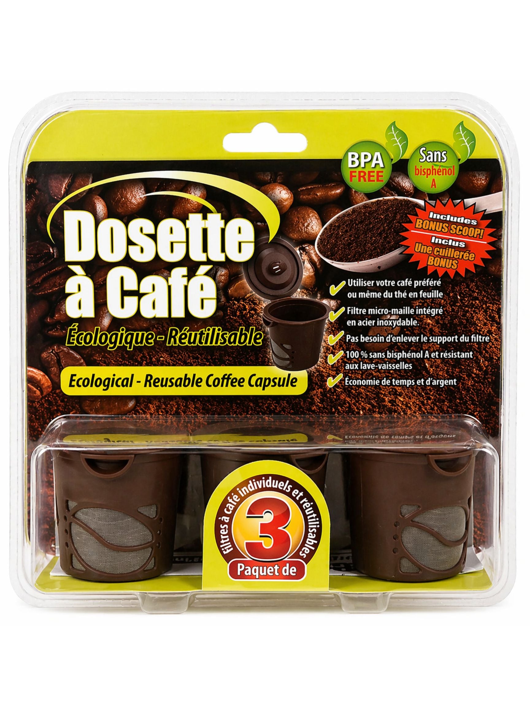 K-Cup Reusable Coffee Pods 3 pack